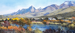Klein Swartberg near Ladismith – Cape | 2007 | Oil on Canvas | 45 x 120 cm